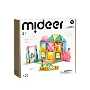Klocki magnetyczne mideer - Rodzina (32 el.)