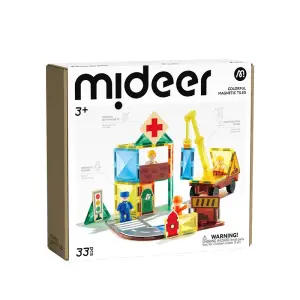  Mideer Klocki magnetyczne  - City Hero Squad (33 el.)