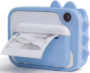 Kiddoboo FotoFun 1 aparat dla dzieci z drukarką termiczną + karta 32GB Blue