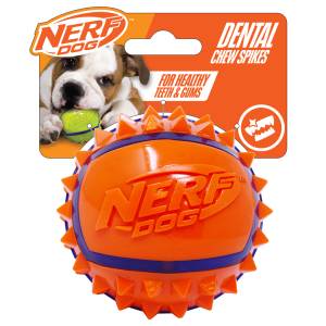  Zabawka dla psa TPR piłka z kolcami 9 cm Nerf Dog