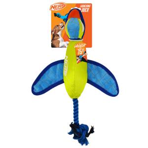 Zabawka dla psa Nylonowa kaczka pluszowa z szeleszczącymi 42 cm Nerf Dog