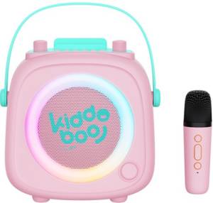 Kiddoboo zestaw karaoke, głośnik KidsVoice, różowy 3+