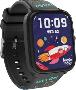 Kiddoboo Smartwatch 2.0 Black - zegarek, krokomierz, gry, tarcze, pulsometr 6+