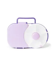 Śniadaniówka dla dzieci Lunchbox Snack Spinner 2w1 Gobe - Grape purple