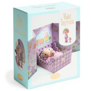  Djeco laleczki kolekcjonerskie figurki Pokoik Violet magnetyczne pudełko