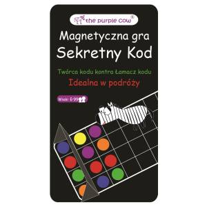  Podróżna gra magnetyczna The Purple Cow - Sekretny Kod 6 lat +