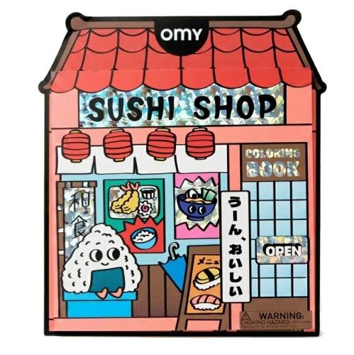 KSIĄŻKA DO KOLOROWANIA Z NAKLEJKAMI - SUSHI SHOP 3760301406679 (1).jpg