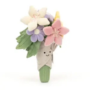 JELLYCAT MOSKOTKA PRZYTULANKA Pluszowy Wesoły Bukiet Kwiatów  31 cm
