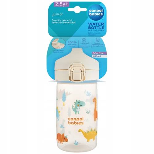 CANPOL-BABIES-Bidon-Na-Wode-Dla-Dzieci-Junior-400-ml-DINOZAURY-Bezowy-2-Kolor-bezowy.jpg