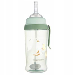 Canpol babies bidon niekapek z rurką i odważnikiem 350 ml GOOSE 9 m+
