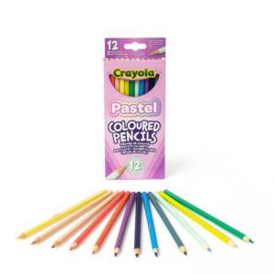 Crayola Kredki ołówkowe pastelowe 12szt