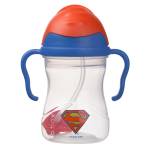 B.Box bidon z obciążoną słomką niekapek 240 ml /Superman