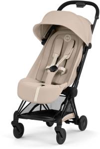 Cybex Coya Comfort - lekki wózek spacerowy | Cozy Beige on Matt Black 2026