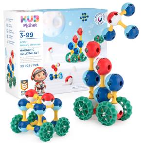  KUB PLANET magnetyczne klocki konstrukcyjne 3D 30 el. 3 lata+