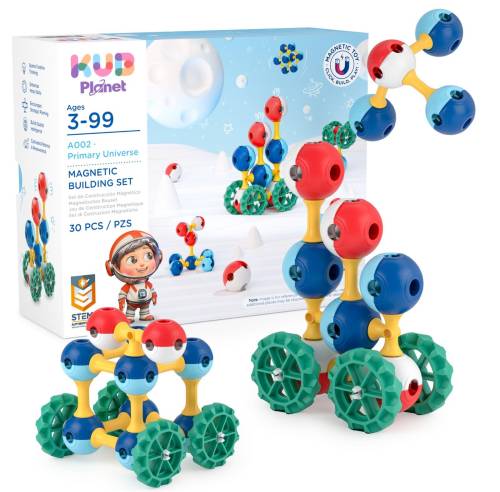 KUB Planet magnetyczne klocki konstrukcyjne 3D 30 el. 0850018291217 1.jpg