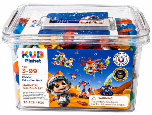 KUB Planet magnetyczne klocki konstrukcyjne 3D 70 el. 0850018291859 1.jpg