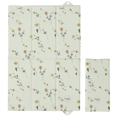CEBA BABY Składana mata do przewijania duża 50x80 cm Basic Floral Breeze 5907672348360.jpg