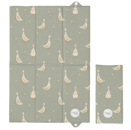 CEBA BABY Składana mata do przewijania duża 50x80 cm Basic Little Ducks 5907672348315.jpg