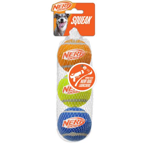 NERF DOG Zabawka dla psów 3 szt. piszczących piłek tenisowych 846998014281 (1).jpg