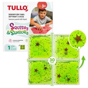  Tullo Zabawka Sensoryczna Panel sensoryczny z cieczą zielony