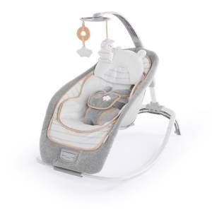 INGENUITY Leżaczek bujaczek z wibracją i melodiami Boutique, 0m+ do 18kg