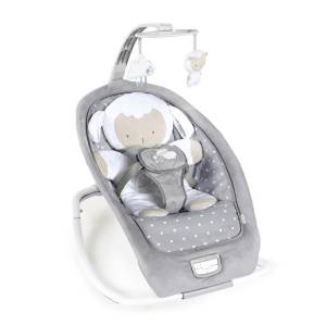 INGENUITY Leżaczek bujaczek z wibracją i melodiami Cuddle Lamb, 0m+ do 18kg