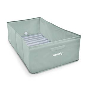 INGENUITY Składana podróżna wanna Tuckaway w kolorze zielonym 12m+