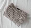 Kocyk z 100% wełny merino dla niemowląt 80×100 cm taupe  Premium splot ciasteczko 5904121604626 (8).jpg