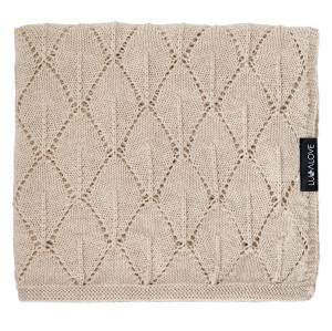Kocyk dziecięcy 100% wełny merino dla niemowląt 80×100 cm Premium Lullalove
