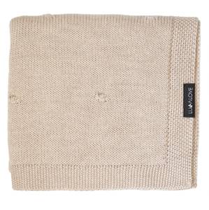  Kocyk dziecięcy 100% wełny merino dla niemowląt 80×100 cm Premium Popcorn