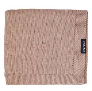 Kocyk dziecięcy 100% wełny merino dla niemowląt 80×100 cm Premium Popcorn