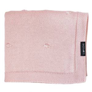 Kocyk dziecięcy 100% wełny merino dla niemowląt 80×100 cm Premium Popcorn