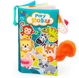 Jolly Baby Miękka Książeczka Sensoryczna Pory Roku 0M+