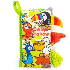  Jolly Baby Miękka Książeczka Sensoryczna Świat Ptaków 0M+