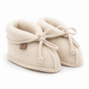  Zaffiro Buciki dziecięce wełniane Sierra M 6-12M Beige