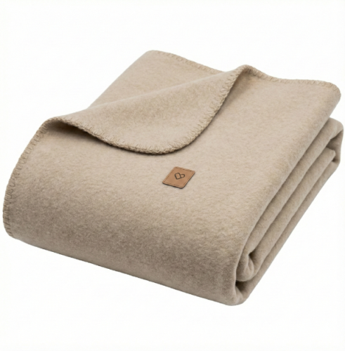 Koc bawełniany Oslo 75x100cm beige zaffiro 5902745000206 1.png