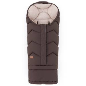 PETITE&MARS Zimowy śpiworek do wózka sanek Hygge 4w1 Rich Brown