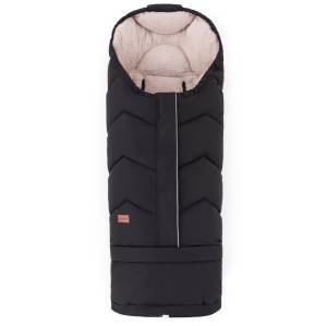 PETITE&MARS Zimowy śpiworek do wózka sanek Hygge 4w1 Forever Black