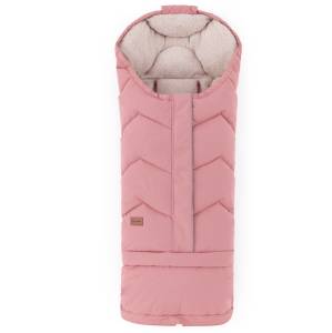 PETITE&MARS Zimowy śpiworek do wózka sanek Hygge 4w1 Old Pink