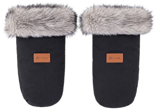 PETITE&MARS Mufka do wózka  ciepłe rękawiczki Fjora Forever Black 8596202018766 1.jpg