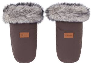 PETITE&MARS Mufka do wózka / ciepłe rękawiczki Fjora Rich Brown