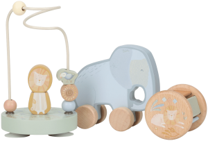 Little Dutch Drewniany zestaw prezentowy 3 el. Safari Friends FSC 12M+