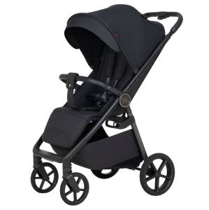 Carrello Bravo Carbon Wózek Spacerówka Duże koła Akcesoria do 22 kg LED / Deep Black