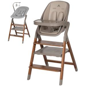 Krzesełko do karmienia Carrello Ergo 4w1 Leżaczek Wieża Edukacyjna / Beige
