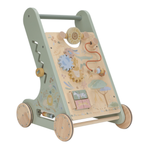 Little Dutch Drewniany chodzik edukacyjny Safari Friends FSC