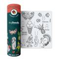 Mata Silikonowa do Kolorowania A4 - Pierwsze literki HeyDoodle 726436344500 (1).jpg