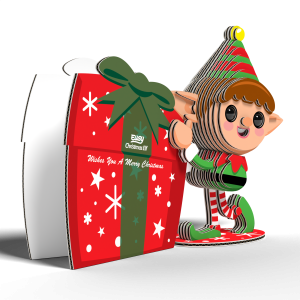 Świąteczny Elf Eugy Eko Układanka 3D Puzzle 6 lat+