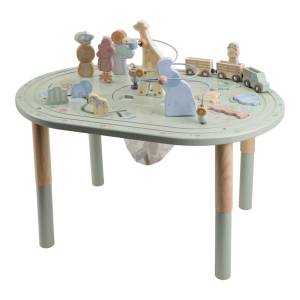 Little Dutch Drewniany Stolik Edukacyjny Safari Friends FSC 12M+