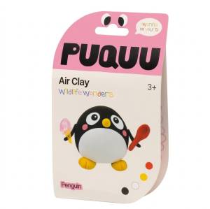 Air Clay Puquu - Pingwin - zestaw masy plastycznej 3+