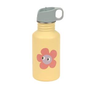 Lassig Bidon ze stali nierdzewnej z ustnikiem i uchwytem 500 ml Happy Trails Flower